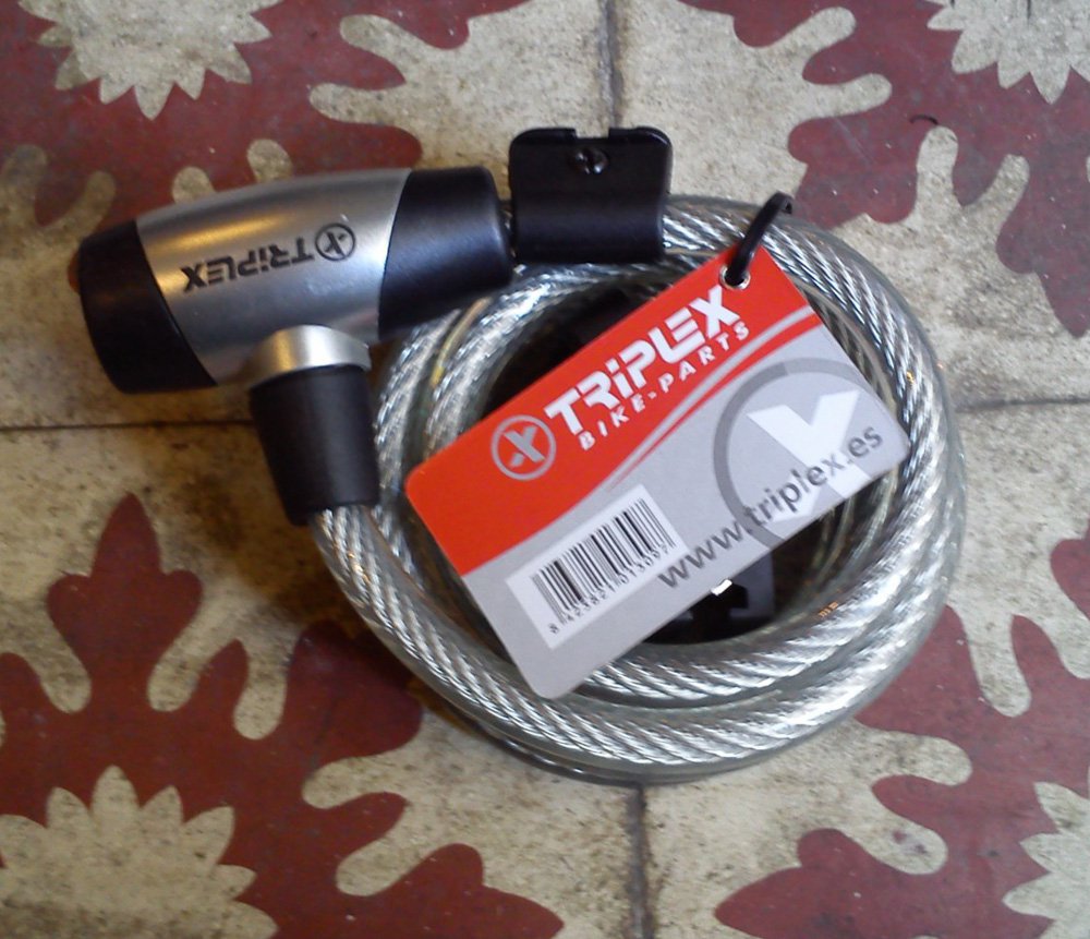 Cable trenzado con cubierta transparente